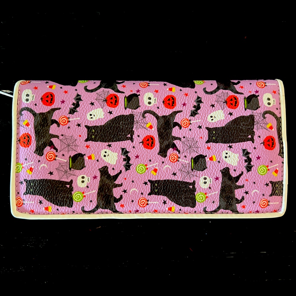 BRAND NEW Halloween cat wallet